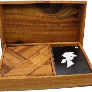 Coffret Tangram Logique en Bois 
